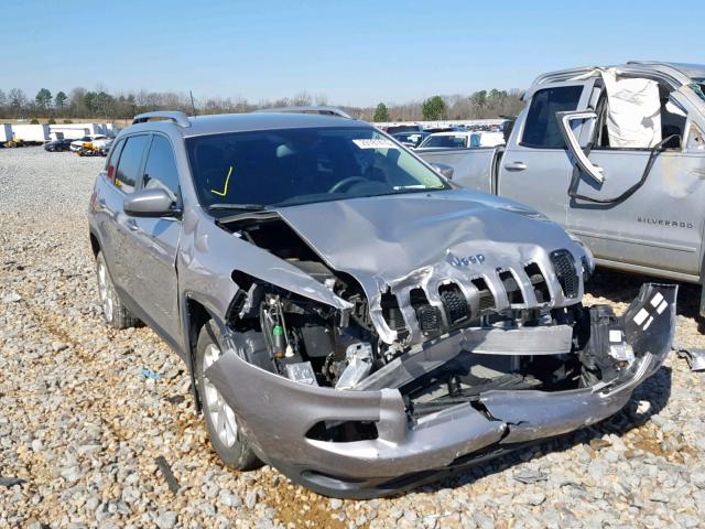 1C4PJLCB0JD537407 - 2018 JEEP CHEROKEE L SILVER photo 1