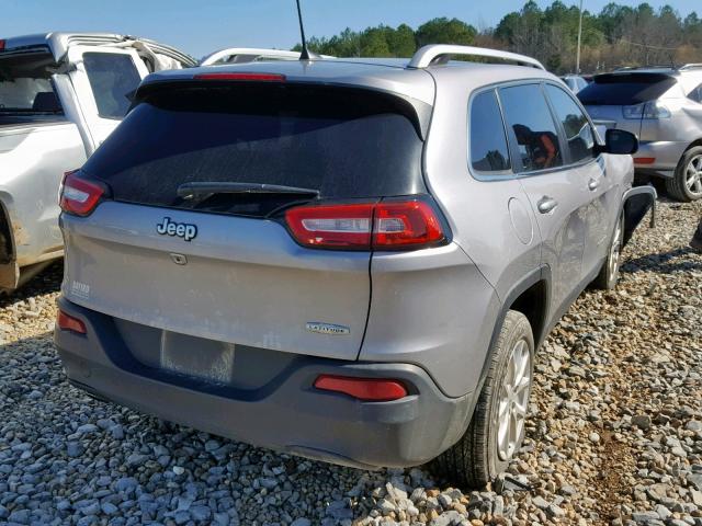 1C4PJLCB0JD537407 - 2018 JEEP CHEROKEE L SILVER photo 4