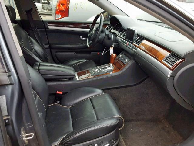 WAUMR44E66N012621 - 2006 AUDI A8 L W12 Q GRAY photo 5