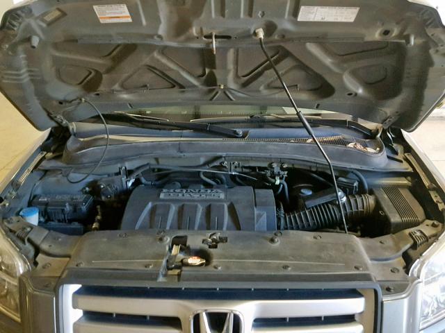 5FNYF28338B027105 - 2008 HONDA PILOT SE GRAY photo 7