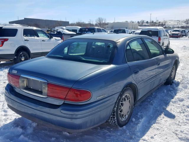 1G4HR54K21U185093 - 2001 BUICK LESABRE LI BLUE photo 4