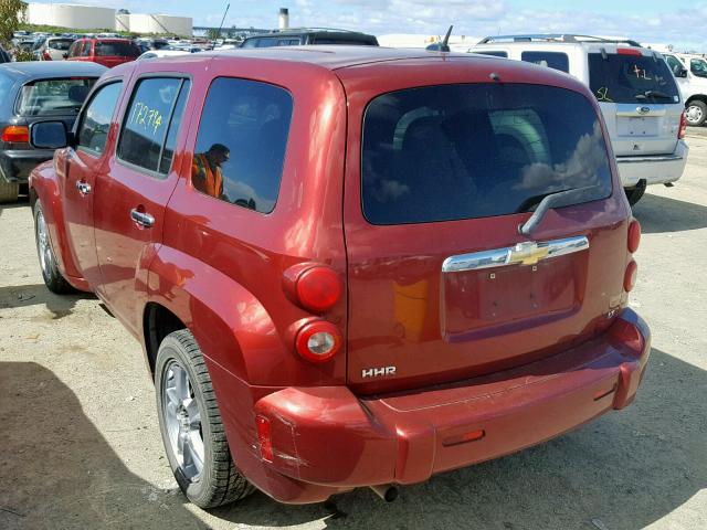 3GNCA23D68S668238 - 2008 CHEVROLET HHR LT MAROON photo 3