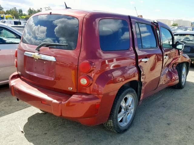 3GNCA23D68S668238 - 2008 CHEVROLET HHR LT MAROON photo 4