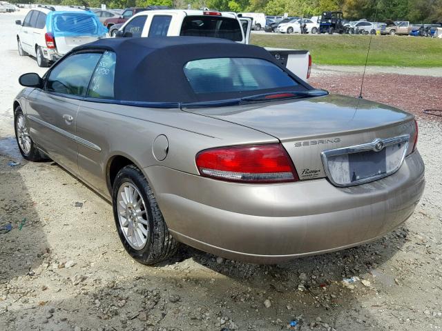 1C3EL55R44N414980 - 2004 CHRYSLER SEBRING LX GOLD photo 3