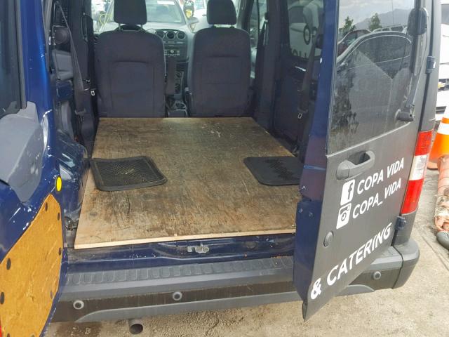 NM0KS9BN5AT023903 - 2010 FORD TRANSIT CO BLACK photo 6