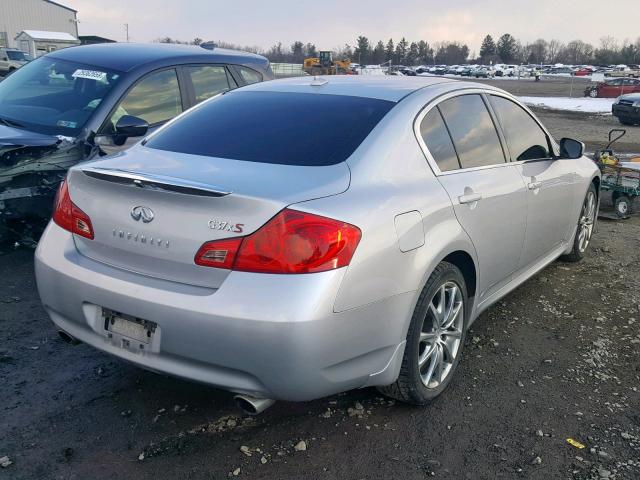 JNKCV61F79M360598 - 2009 INFINITI G37 SILVER photo 4