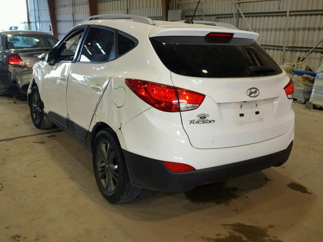 KM8JU3AG6FU961799 - 2015 HYUNDAI TUCSON LIM WHITE photo 3