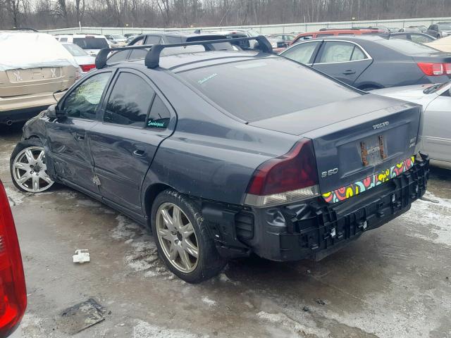 YV1RH59H942417675 - 2004 VOLVO S60 2.5T GRAY photo 3