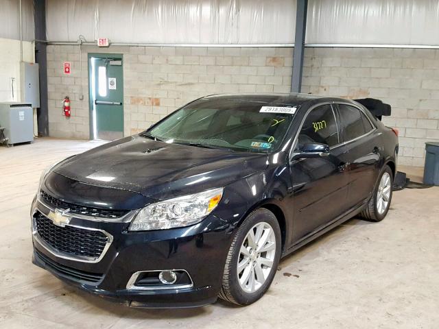 1G11D5SLXFF335200 - 2015 CHEVROLET MALIBU 2LT BLACK photo 2