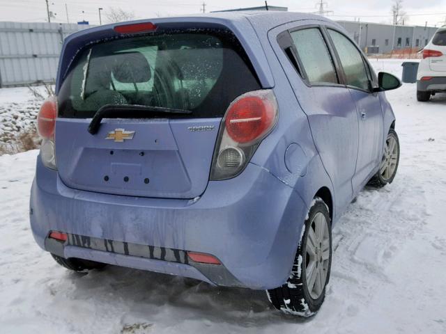 KL8CD6S90FC756749 - 2015 CHEVROLET SPARK 1LT PURPLE photo 4