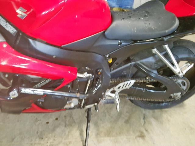 JS1GN7DA662115981 - 2006 SUZUKI GSX-R600 K RED photo 7