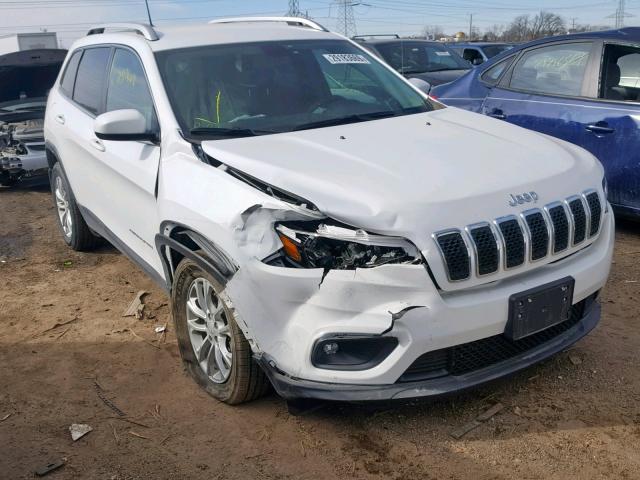 1C4PJLCB2KD222304 - 2019 JEEP CHEROKEE L WHITE photo 1