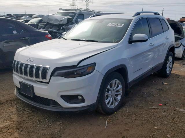 1C4PJLCB2KD222304 - 2019 JEEP CHEROKEE L WHITE photo 2