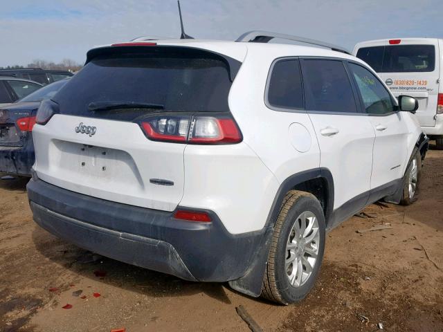 1C4PJLCB2KD222304 - 2019 JEEP CHEROKEE L WHITE photo 4