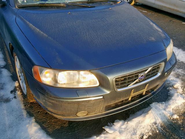 YV1RH592072601726 - 2007 VOLVO S60 2.5T BLUE photo 9