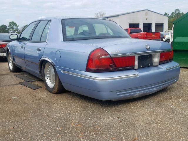 2MEFM75WXWX663623 - 1998 MERCURY GRAND MARQ BLUE photo 3