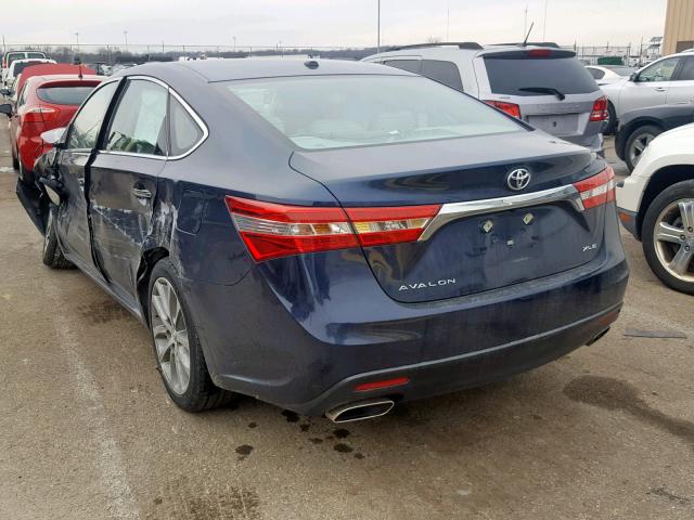 4T1BK1EB7FU192310 - 2015 TOYOTA AVALON XLE 蓝色 照片 3