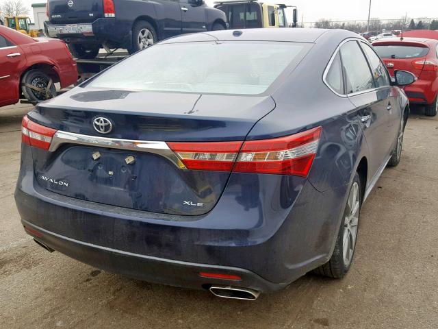 4T1BK1EB7FU192310 - 2015 TOYOTA AVALON XLE 蓝色 照片 4