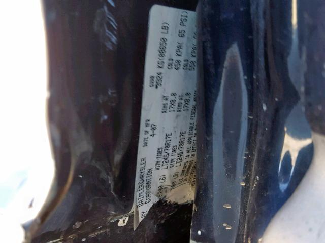 3D7KS26D77G804171 - 2007 DODGE RAM 2500 S BLUE photo 10