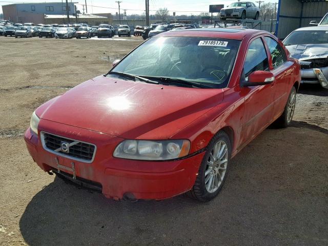 YV1RH592X72606660 - 2007 VOLVO S60 2.5T RED photo 2