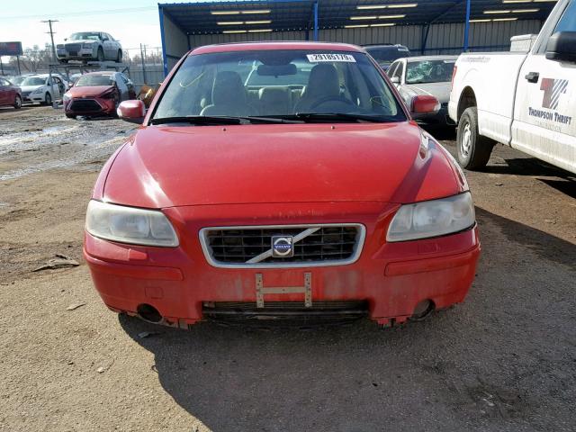 YV1RH592X72606660 - 2007 VOLVO S60 2.5T RED photo 9