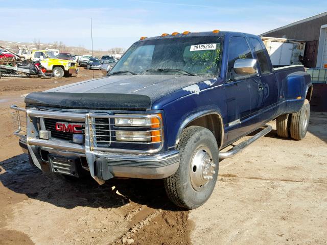 1GTHC39F6RE526684 - 1994 GMC SIERRA C35 BLUE photo 2