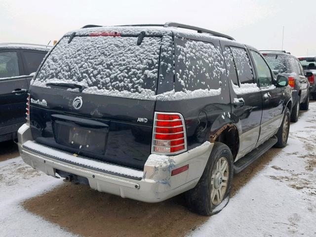 4M2ZU86K82ZJ43788 - 2002 MERCURY MOUNTAINEE BLACK photo 4