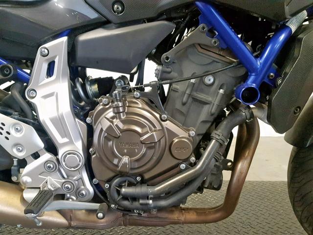 JYARM06E6FA004857 - 2015 YAMAHA FZ07 BLUE photo 5