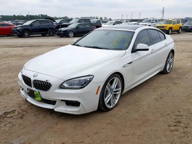 WBA6A0C52ED317399 - 2014 BMW 640 I WHITE photo 2