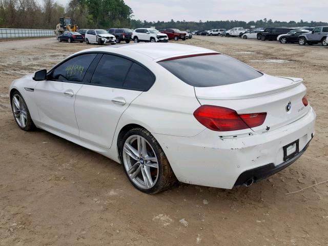 WBA6A0C52ED317399 - 2014 BMW 640 I WHITE photo 3