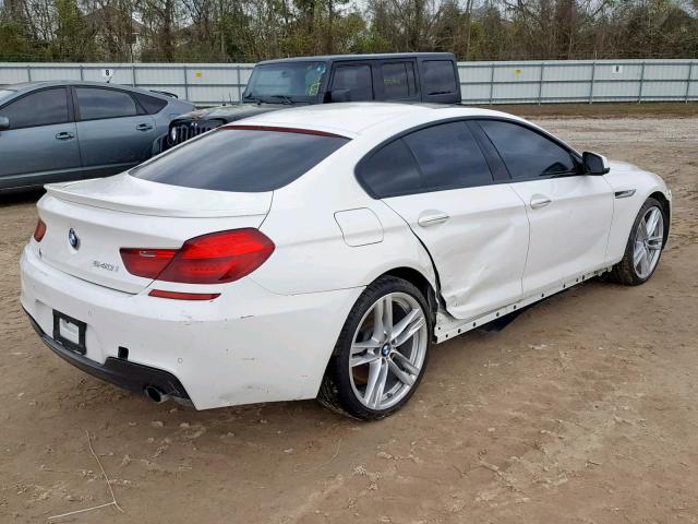 WBA6A0C52ED317399 - 2014 BMW 640 I WHITE photo 4
