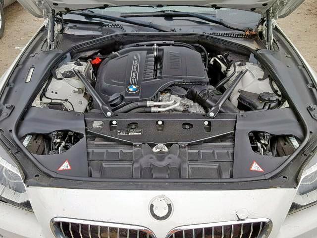 WBA6A0C52ED317399 - 2014 BMW 640 I WHITE photo 7