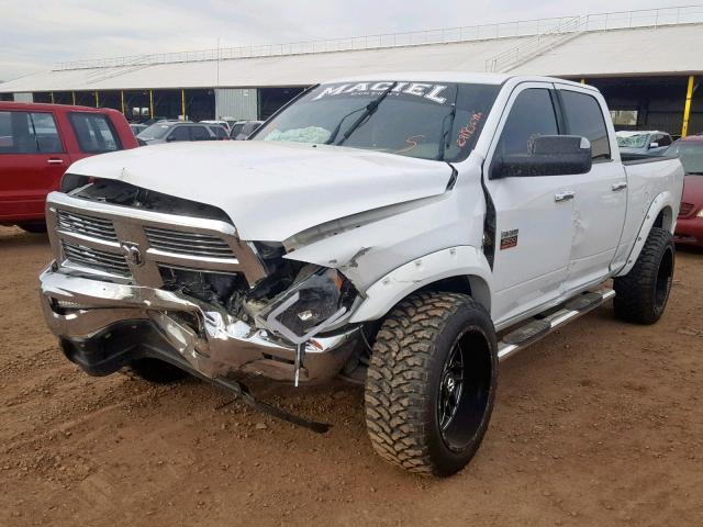 3D7TP2CL6BG586508 - 2011 DODGE RAM 2500 WHITE photo 2