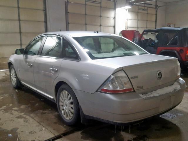 1MEHM40W08G621730 - 2008 MERCURY SABLE LUXU SILVER photo 3