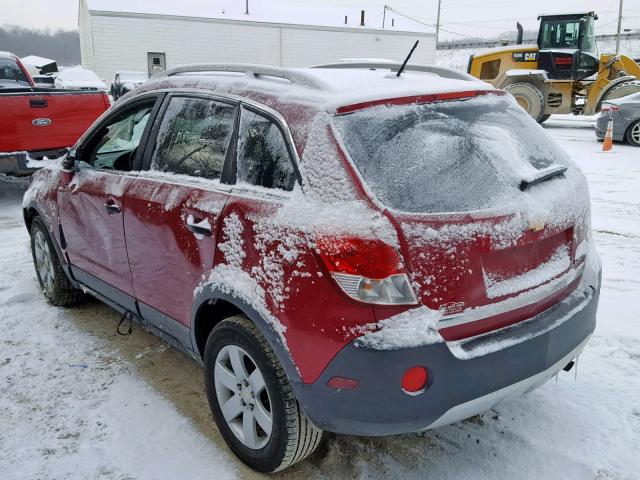 3GNAL2EK5CS649542 - 2012 CHEVROLET CAPTIVA SP RED photo 3