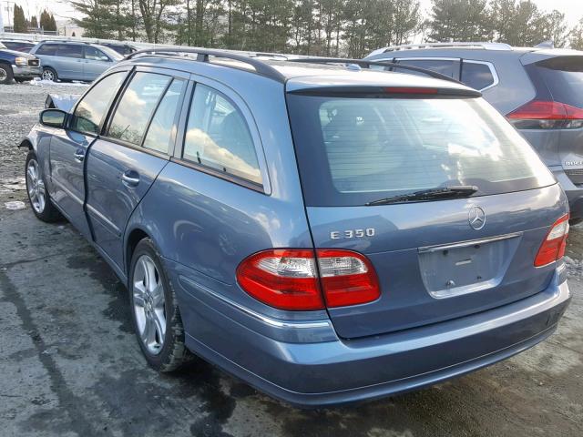 WDBUH56J56A951612 - 2006 MERCEDES-BENZ E 350 WAGO BLUE photo 3