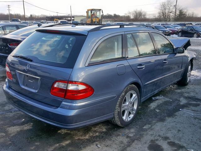 WDBUH56J56A951612 - 2006 MERCEDES-BENZ E 350 WAGO BLUE photo 4