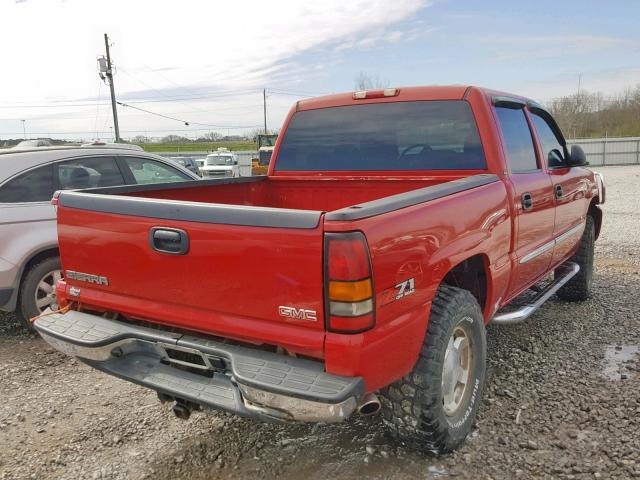 2GTEK13T061188897 - 2006 GMC NEW SIERRA RED photo 4