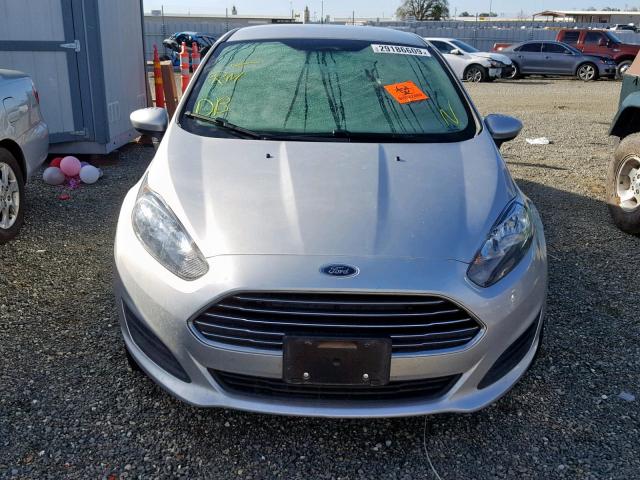 3FADP4AJ9GM208659 - 2016 FORD FIESTA S SILVER photo 9