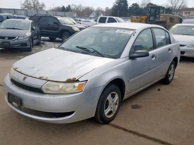 1G8AF52F24Z201508 - 2004 SATURN ION LEVEL SILVER photo 2