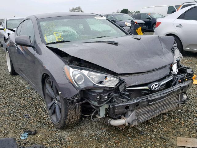 KMHHT6KD2DU097855 - 2013 HYUNDAI GENESIS CO GRAY photo 1