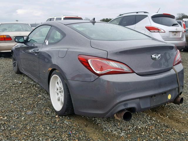 KMHHT6KD2DU097855 - 2013 HYUNDAI GENESIS CO GRAY photo 3