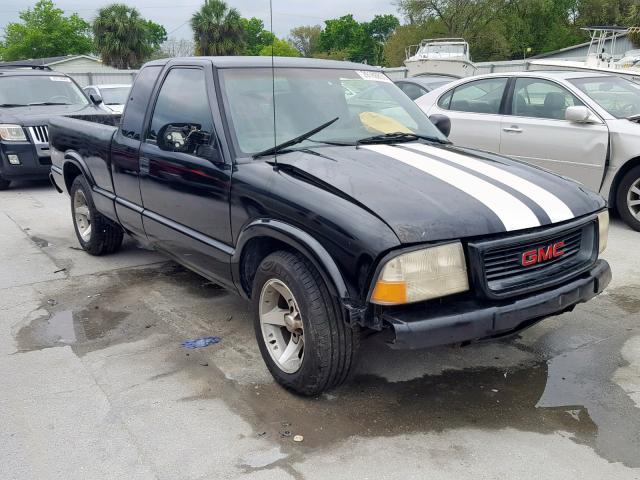 1GTCS19W418102974 - 2001 GMC SONOMA BLACK photo 1