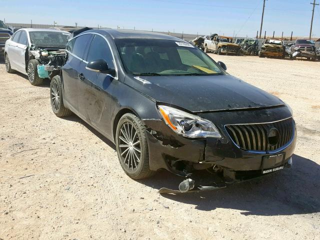 2G4GN5EX6F9118602 - 2015 BUICK REGAL PREM BLACK photo 1