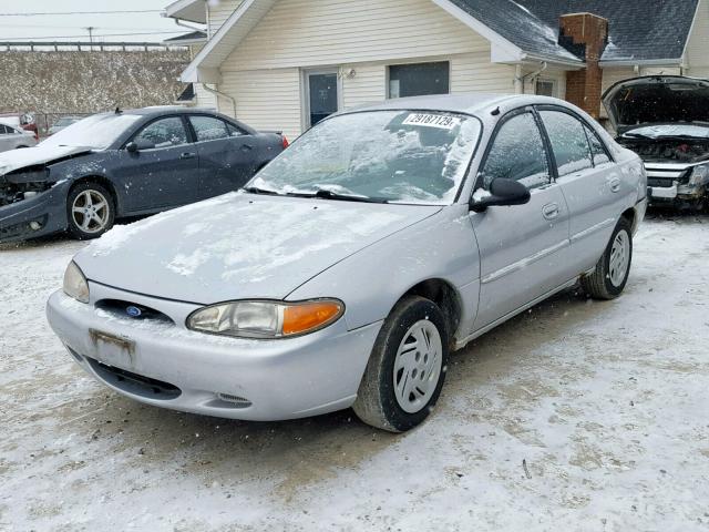 1FALP13P2VW384378 - 1997 FORD ESCORT LX SILVER photo 2