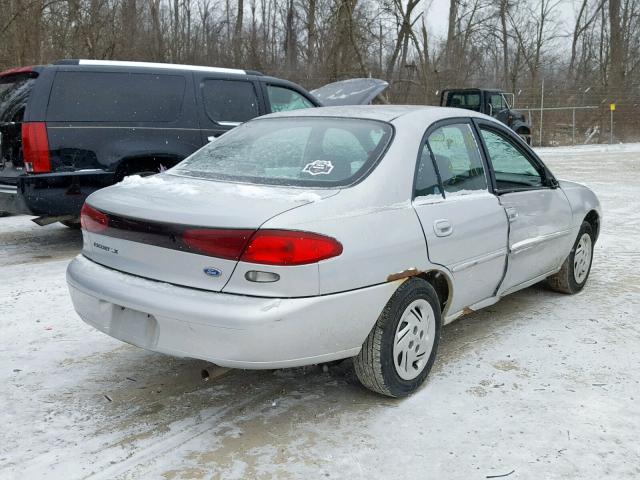 1FALP13P2VW384378 - 1997 FORD ESCORT LX SILVER photo 4