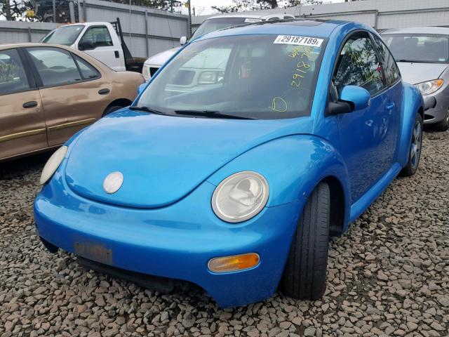 3VWGK31CX4M419332 - 2004 VOLKSWAGEN NEW BEETLE Mavi foto 2