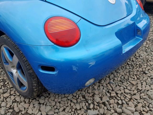 3VWGK31CX4M419332 - 2004 VOLKSWAGEN NEW BEETLE Mavi foto 9