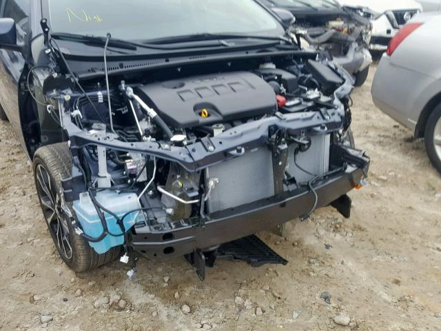 5YFBURHE2KP884842 - 2019 TOYOTA COROLLA L BLUE photo 9