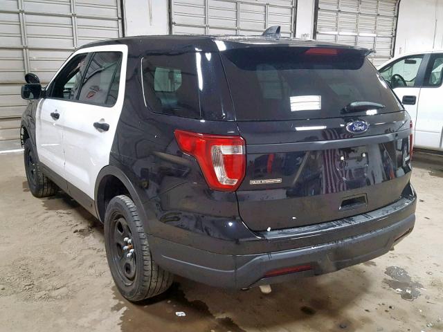 1FM5K8AR1JGB93159 - 2018 FORD EXPLORER P TWO TONE photo 3